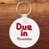 Vereist in november Sleutelhanger (Voorkant)