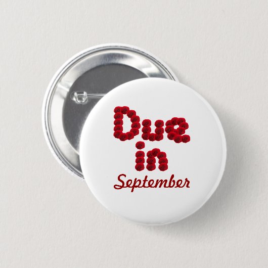 Vereist in september Button (Voorkant /achterkant)