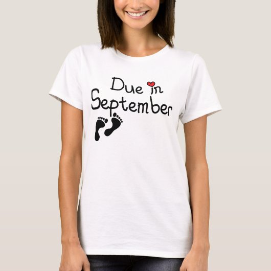 Vereist in september t-shirt (Voorkant)