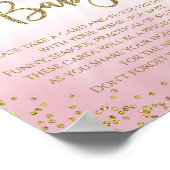 Vereist voor Baby Baby shower Poster (Hoek)