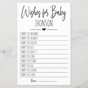 Vereist voor Baby Kaart