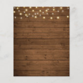 Vereist voor Baby Kaart Sunflower Herfst Shower Ad (Achterkant)