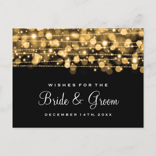 Vereist voor bruid en bruidegom advieskaart (Achterkant)