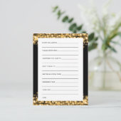 Vereist voor bruid en bruidegom advieskaart (Staand voorkant)