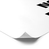 VEREISTE RUIMTEMASK POSTER (Hoek)