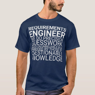 Vereisten Vereisten voor engineeringwerktuigmachin T-shirt