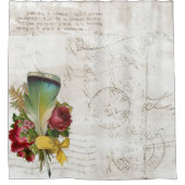  veren boeket douchegordijn (Voorkant)