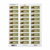 Veren Clydesdale trekpaard Adresetiketten Etiket (Full Sheet)