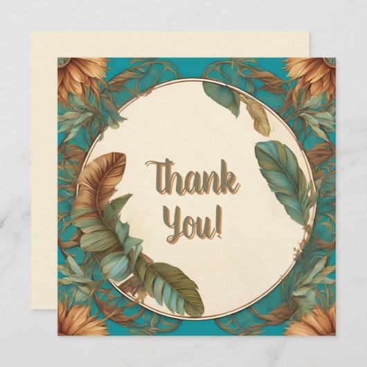  veren Dank u korting Feestdagenkaart (Voorkant / Achterkant)