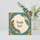  veren Dank u korting Feestdagenkaart (Staand voorkant)