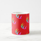 Veren diep rood koffiemok (Center)