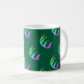 Veren DK Groen Koffiemok (Voorkant rechts)