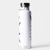 Veren en bloemen waterfles (Rechts)