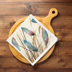 Veren en gras servet