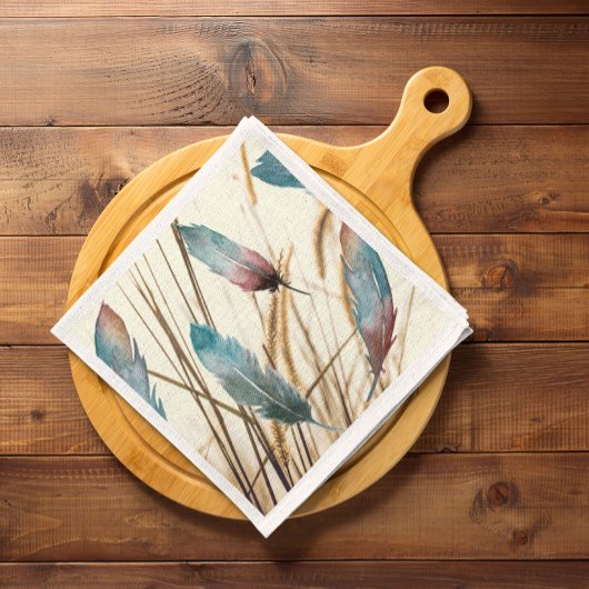 Veren en gras servet