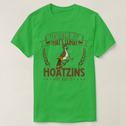 Veren en Joy Hoatzin T-shirt (Design voorkant)