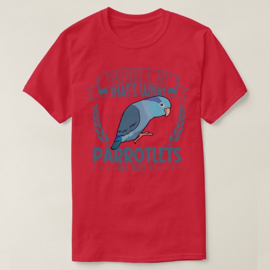 Veren en Joy Parrotlet T-shirt (Design voorkant)