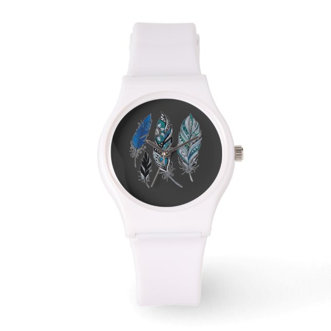 Veren en kleuren dansen  horloge (Voorkant)