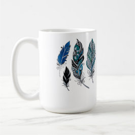 Veren en kleuren dansen  koffiemok