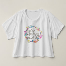 Veren en kralen blijven altijd mooi t-shirt