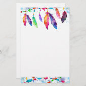 Veren en kralen briefpapier (Voorkant / Achterkant)