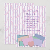 Veren en Kussens / Verjaardag Kaart (Voorkant / Achterkant)