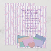 Veren en Kussens / Verjaardag Kaart (Voorkant / Achterkant)