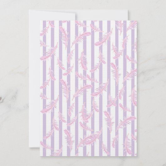 Veren en Kussens / Verjaardag Kaart (Achterkant)