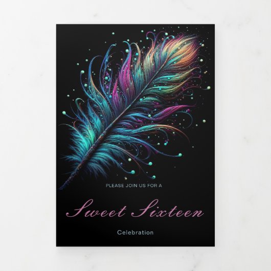 Veren en Masquerade Sweet 16 Feest Uitnodiging (Cover)