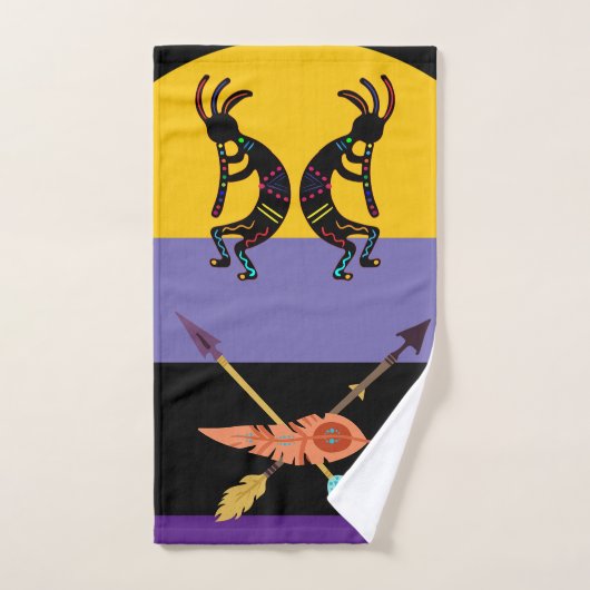 Veren en pijlen Kokopelli Bad Handdoek (Handdoek)