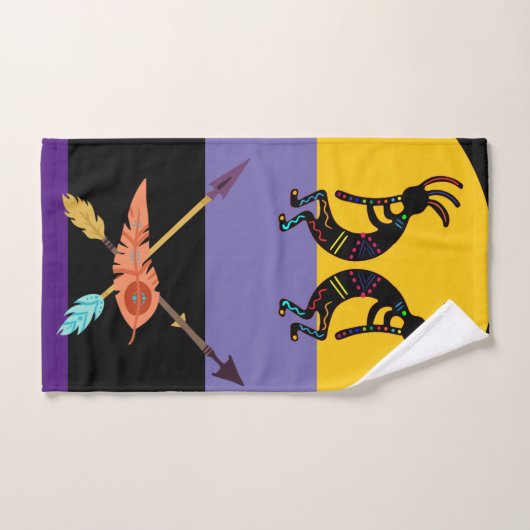 Veren en pijlen Kokopelli Bad Handdoek (Handdoek)