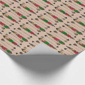 Veren en pijlen Verpakkingspapier Cadeaupapier (Hoek)