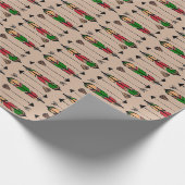 Veren en pijlen Verpakkingspapier Cadeaupapier (Hoek)