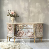 Veren en tule, romantische zwaan en elegante dame tissuepapier