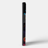 Veren en vlammen elektrische basgitaar Case-Mate iPhone case (Achterkant / Rechts)