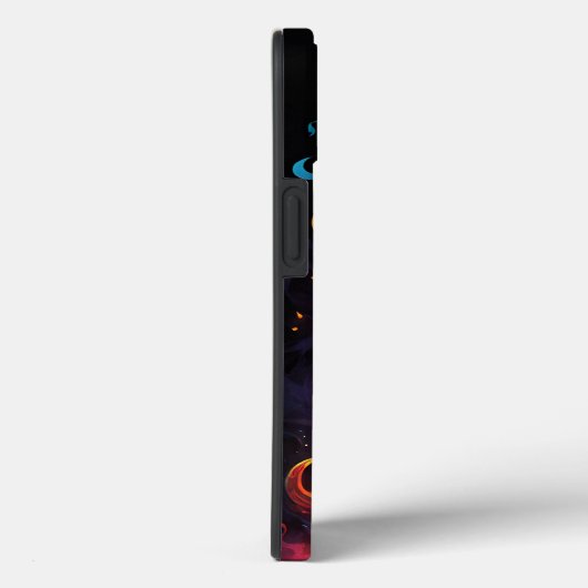 Veren en vlammen elektrische basgitaar Case-Mate iPhone case (Achterkant / Rechts)