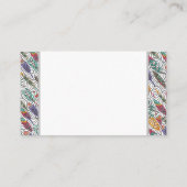 Veren en wervelingen patroon visitekaartje (Achterkant)