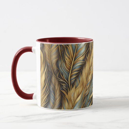 Veren Gouden Zilver Kunst Mok (Links)
