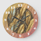 Veren Gouden zilveren kunst Grote Klok (Voorkant)