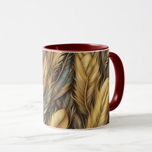 Veren Gouden zilveren kunst Mok (Voorkant rechts)