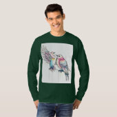 Veren in de vlucht: de geest van de vogelvrijheid t-shirt (Voorkant volledig)