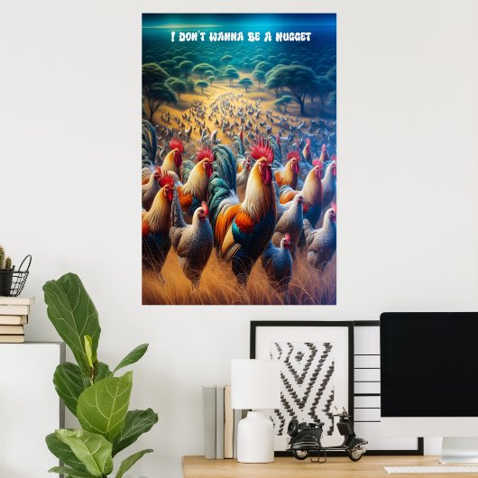 Veren in de wind poster (Thuiskantoor)