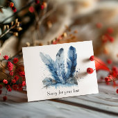 Veren in Delfts Blauw aanpasbaar Briefkaart