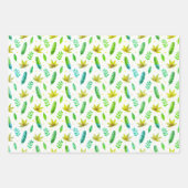 Veren Inpakpapier Plat Vellen Set van 3 (Voorkant 3)