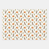 Veren Inpakpapier Plat Vellen Set van 3 (Voorkant)
