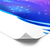 Veren met ruimte textuur, magisch patroon. poster (Hoek)