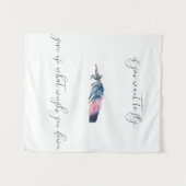 "Veren" met Sentiment Wandkleed (Voorkant (horizontaal))