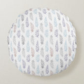 VEREN PASTEL PATTERN CUSHION ROND KUSSEN (Voorkant)