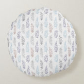 VEREN PASTEL PATTERN CUSHION ROND KUSSEN (Achterkant)