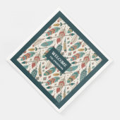 Veren & Pijlen Servetten Minimalistische Custom Gi (Hoek)